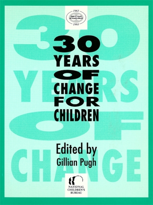 Upplýsingar um 30 Years of Change for Children eftir Gillian Pugh - Biðlisti